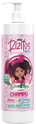 DONA FLORA – Shampoo Mis Risitos Kids 500ml – Delicato e Senza Lacrime – Idratazione & Definizione Ricci – Per Bambini – Senza Solfati né Parabeni – Uso Quotidiano