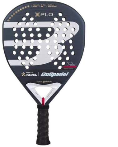 BULLPADEL Pala de pádel XPLO Premier | Pala Pala con Forma geométrica MAX Power para Expert Attack | X-Tend Carbon 12K y Power Multieva Core | Explosividad de Potencia aérea y rigidez Hexagonal |