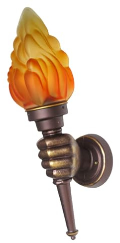 Lampada da parete della torcia | Apparecchio di illuminazione con lampada in a fiamma | Torcia di simulazione della fattoria industriale | Luci da parete per bar, ristorante, caffè, camera da le