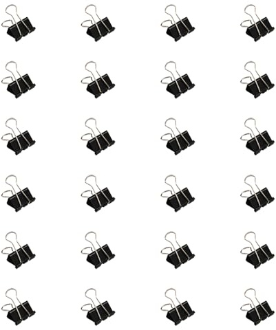 24 clips plegables de acero inoxidable de cola larga para bolsas de alimentos, archivos de fotos, recibos, tablón de dibujo, abrazaderas de cierre seguro