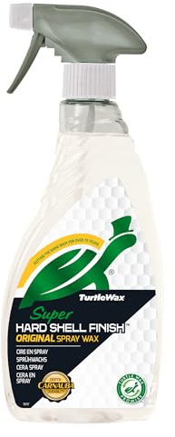 Turtle Wax Super Hard Shell Original Spray Wax 500 ml – Schnell und einfach anzuwendendes Autowachs, das langanhaltenden Schutz, brillanten Glanz und Wasserbeständigkeit bietet