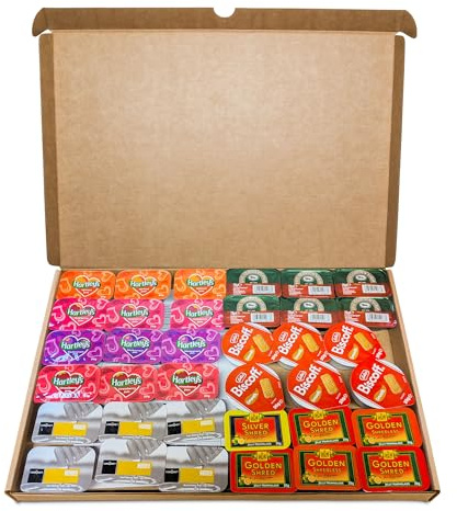 Individual Jam Portions Selection- Breakfast Jams, Spreads, Preserves, Honey, Biscoff Spread, Lyles Golden Syrup and Marmalade | Single Serve Jam | 36 Portions