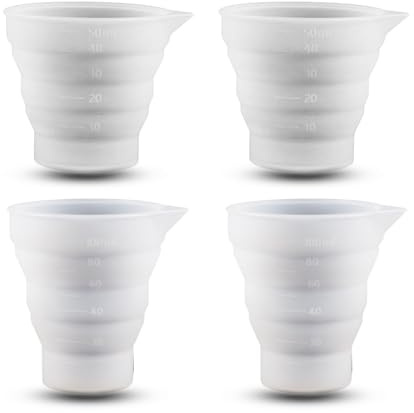 Homiladi Washing Machine Balls for Liquid | 4Pcs Dosing Ball for Liquid Detergent | White Detergent Dispenser with Scale | Laundry Liquid Dispenser for Liquid, Fluids, Powder