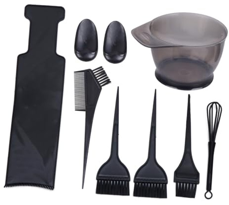 minkissy 8Pcs Professional Hair Coloring Kit with Hair Dye Brush and Dying Board for Convenient and Practical Use