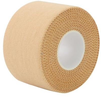 NexusGoods Sport Tape, Sportbandage, Baumwolle, hautfreundlich & atmungsaktiv, reißbar, stark haftend für Fußball, Handball, Klettern (5cmx13.7m,Hautfarbe)
