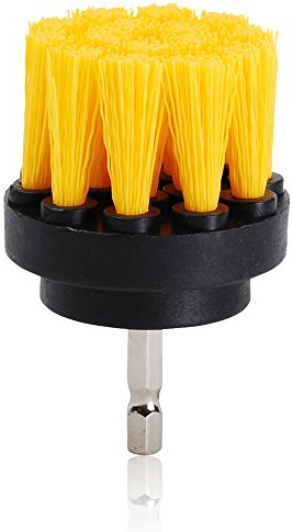 OxoxO 2 inch Power Scrubbing Brush Drill Attachment Compatible with Cleaning Showers, Tubs, Bathrooms, Tiles, Grout, Carpet, Tires, Boats