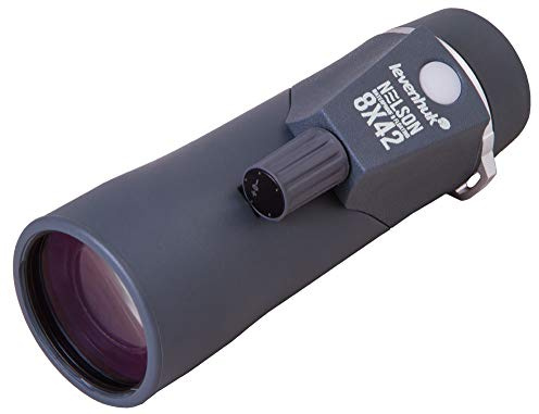 Levenhuk Nelson 8x42 Marine Monokular mit Kompass und Entfernungsmesser | BaK-4 Glasoptik mit FMC-Vergütung, Wasserresistentes Gehäuse, Ideal für Angeln, Reisen Wasseraktivitäten und Outdoor
