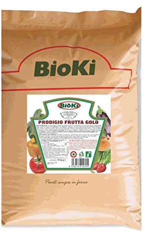 Bioki 37-16 Prodigio Frutta Gold, Concime Organo Minerale, ad elevata attivita' nutrizionale e stimolante 8 kg