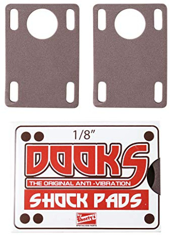Dooks Skateboard Shock Pads 1/8 Soft - The Original Risers