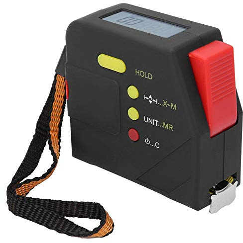 Digitales Maßband, 5 m, elektronisches Messband, tragbares Lineal für die Holzbearbeitung mit LCD-Display