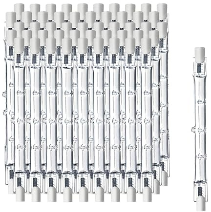 Amslight Set 50x Halogenstab Halogenstäbe R7s 118mm 150W