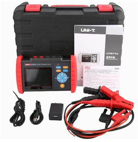 UNI-T UT677A Battery Internal Resistance Test True Four-wire AC Internal Resistance Lead-acid Lithium battery voltage, temperature Battery Internal Resistance Tester