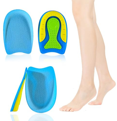 ZKSXOA 2 Paires de Talonnettes en Gel de Silicone, Talonnette Epine Calcaneenne Gel Grandissante Orthopédique Taille L pour Fasciite Plantaire, Douleurs au Talon d'Achille