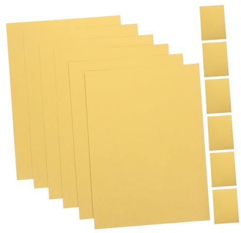 Operitacx 50blätter Doppeltes Druckpapier Dickes Goldenes Bastelpapier Für -projekte Druckerpapier Für Kreative Arbeiten Beidseitig Bedruckbar Für Büro Und Kunst