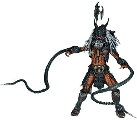 REOZIGN Predator-Figur, Kenner Clan Leader-Actionfigur, 18 cm, PVC, Charaktersammlungsmodell, Schreibtischdekoration, Geschenk