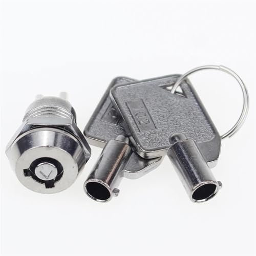1set ON/OFF Interruttore A Chiave D102 12mm Micro Barilotto Elettronico Interruttore di Blocco A Chiave 2 Positon Con Chiave 2 2A 250VAC/4A 125VAC