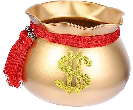 FONDOTIN 1 Pezzo Vaso Decorativo Dorato Per Composizioni Floreali Vaso Cinese Per Fiori Artificiale Decorazione Di Vasi Con Foglie Invernali Simulate