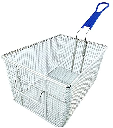 Panier à friteuse commercial en acier inoxydable – Durable, facile à nettoyer pour restaurant, cuisine, usage professionnel