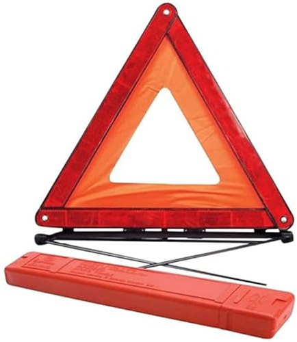 WLIHDB Triangolo di Emergenza Triangolo di Segnalazione Emergenza for Auto, 2 Pezzi, con Segnale Stop Pieghevole Riflettente, Accessorio for per Automobile Moto Camper