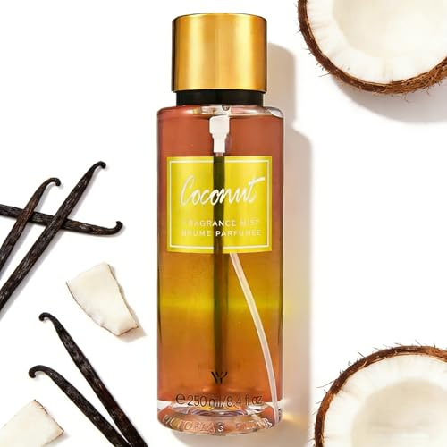 Pheromone Parfum dam 250 ml Vanilla Coconut Body Spray Förbättrad doft Pheromon parfym dam långvarig parfymspray Eau De Parfum för kvinnor utstrålar glamour och stärker självförtroendet
