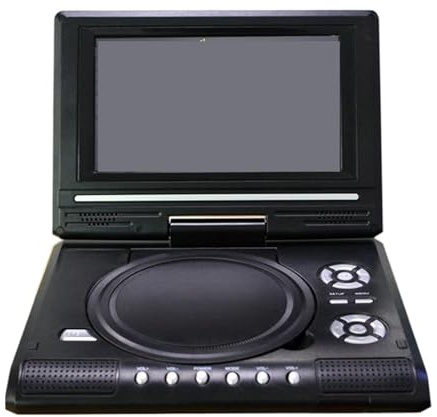 Lettore DVD portatile, TV HD portatile da 7,8 pollici Lettore DVD automatico VCD CD MP3 USB Portatile Cavo di gioco Schermo LCD 16:9 alta risoluzione