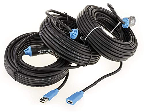 KALEA-INFORMATIQUE USB 2.0 Active Verlängerungskabel mit HOHER QUALITÄT Verstärkung, Länge 30M. USB 2.0 Verlängerungskabel mit Repeater-Modul. | Aktives 30m USB 2.0 Verlängerungskabel mit Signalverstärkung durch integriertes Repeatermodul