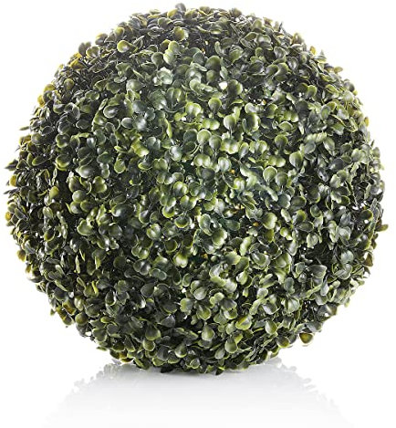 Buchs-Kugel Buchskugel Kunstpflanze Fake Buchskugel Dekokugel 25 cm grün