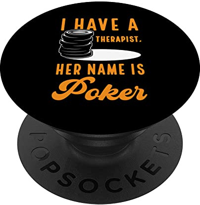 J'ai un thérapeute, son nom est des cartes de poker PopSockets PopGrip Interchangeable
