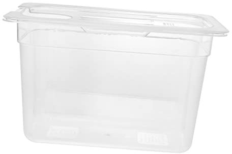 BESTonZON Slow Cooker Aufbewahrungsbehälter 6l Lebensmittelechter Kunststoff Sous Vide Behälter Für Niedrigtemperaturgaren Mit Transparenter Sichtfelder
