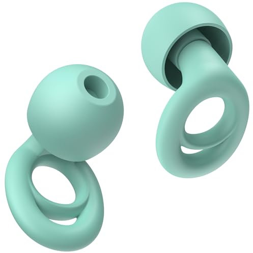 Link Dream Tappi Orecchie Dormire, Tappi per Orecchie Antirumore Silicone SNR 28dB, Protezione dell’Udito Acustica per Musicisti, DJs, Batteristi, Festivals, Concerti e Vita Notturna (Verde)