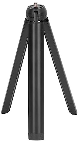 Extendable Camera Tripod, 360° Ball Head Lightweight Portable Vlog Selfie Stick Handle Grip Desktop Webcam Tripod for DSLR Gopro, Applicable for Travel