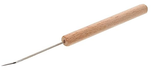 VILLCASE Holz Stricknadelhaken Zum Häkeln Mit Garn Hochwertiges Strickzubehör Langlebige Häkelnadeln Für Schals Mützen Pullover