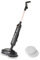 Geepas Digital Steam Mop | Upright Steam Cleaner Floor Mop & Polisher with 2 Pairs Of Rotating Scrubbing Pads | 2 Steam Setting Kills 99.9% of Bacteria | LED Headlight 540ML Water Tank 7M Cord | Black