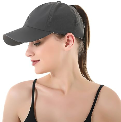 Coubeau Cappellino da Baseball ad Asciugatura Rapida da Donna - Cappellino Sportivo da Donna Regolabile, Cappellino da Corsa con Fori di Ventilazione, Cappellino da Fitness