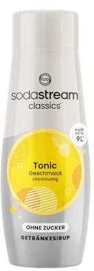 SodaStream CLASSICS Tonic ohne Zucker | Sirup | Zuckerfrei | Sekundenschnell zubereitet & immer frisch | Ergibt ca. 9 Liter | 440 ml | 1er-Pack