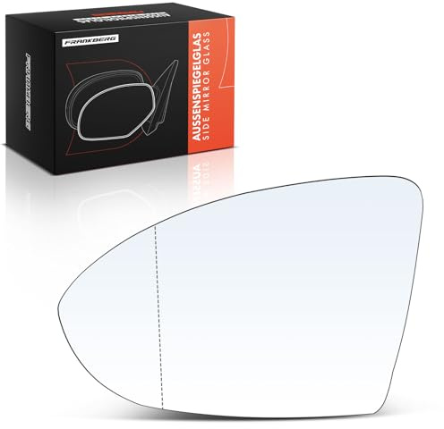 Frankberg Spiegelglas Außenspiegel Aussenspiegelglas 5G0857521 | Links, Beheizbar, Elektrisch; Kompatibel mit Golf Alltrack BA5 BV5,Golf VII 5G1 BE1 BE2 BQ1,Golf VII Variant BA5 BV5