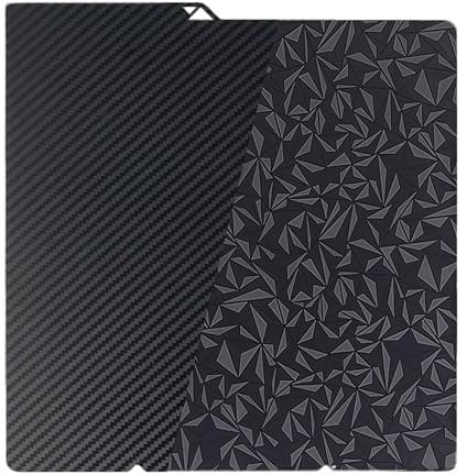 XTUDOU® Bambulab Druckplatte, Doppelseitig Texturiert Peo+Pei Druckplatte, 3d Drucker Plate 264x276mm, Beheiztes Bett Aus Federstahl, Flexible Plattform, Geeignet für Bambu Lab 3d Drucker