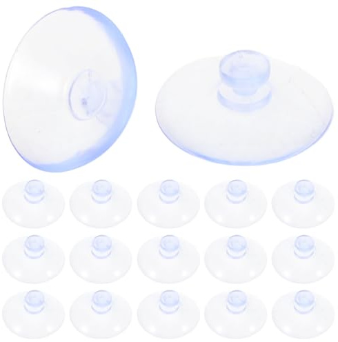 jojofuny 300pièces Ventouses Transparentes pour Table Verre Patins Antidérapants de Supports à Ventouse Réutilisables pour Plateau de Table et Vitres