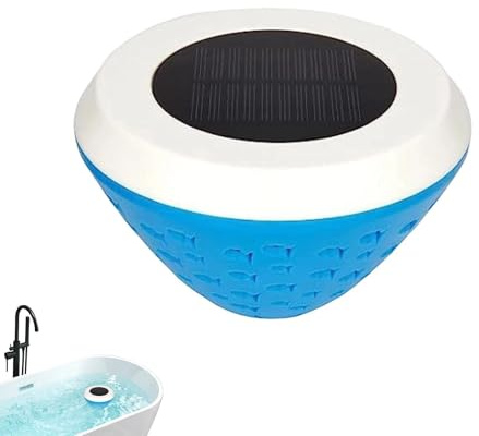 Galleggianti | Arredo Esterno Impermeabile Ricaricabile USB - Piscina Da Esterno A Energia Solare | Per Stagno Nuoto Interrato Bagno Vasca Idromassaggio Giardino Cortile Prato