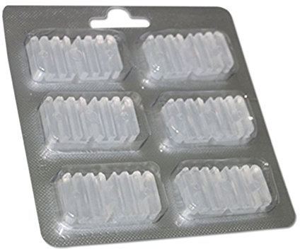 Staubbeutel24 SB6DUFT, Pack of 6 Blister Vacuum Cleaner Fragrance, Fragrance Chips for Vacuum Cleaner Bags and Vorwerk, White