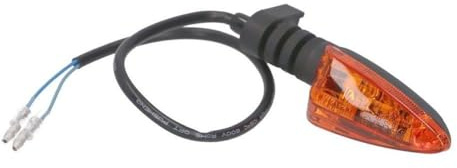 2EXTREME Blinker vorne links/hinten rechts kompatibel mit Beta RR bis 2013 | 12 V Halogen, oranges Glas, Kabel 35 cm, Befestigung 6 mm, Stiel 41 mm; kompatibel mit BETA RR 125 Enduro Supermoto 4T LC