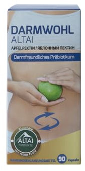 Darmwohl Altai Apfelpektin - 90 Kapseln - senkt Cholesterin, hilft bei Durchfall
