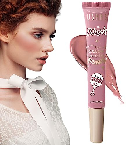 per trucco in crema - Crema tinta guance opaca per pelli mature - Fard in crema per guance opache naturali a lunga tenuta per trucco per pelli mature, guance e labbra Pw tools