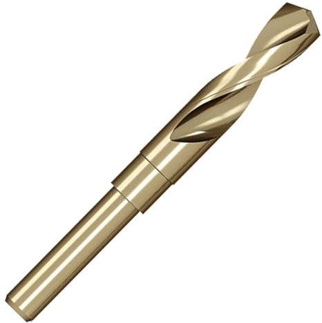 Meccion HSS-Co Punta per Metallo, Punta da Trapano a Torsione con 17mm Diametro Gambo per Metallo, Acciaio Inox, Alluminio, Non Ferrosi Ecc.