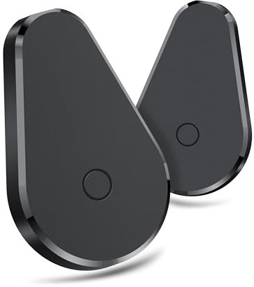 Hoxe Air Tag Smart Tracker, Schlüsselfinder KeyFinder, kompatibel mit Apple Wo ist, Bluetooth Smart Tag für Schlüssel/Koffer/Gepäck, lauter Piepton, Austauschbare Batterie, 2er-Pack (nur iOS)