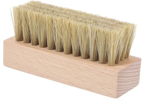 MOLUCKFU Massivholz Schuhbürste Mit Holzgriff Schuhreinigungsbürste Kompakt Langlebig Für Haushalt Und Schuhe Reinigung