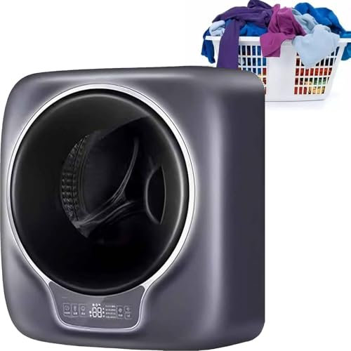 DPQYJPP Mini Machines À Laver, Mini Machine À Laver Et Sèche-Linge 3 Kg, Mini Machine À Laver Compacte À Chargement Frontal Entièrement Automatique for Dortoir dans Appartements Voyage
