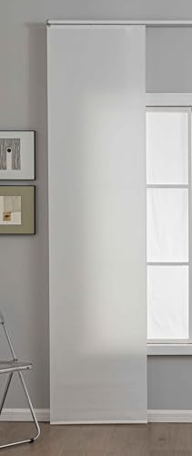 Gardinenbox Schiebegardine »New Amsterdam« HxB245x60 cm Natur Strukturiert, Modern, schlicht und vielseitig einsetzbar mit Paneelwagen und Beschwerungsstange 2024740