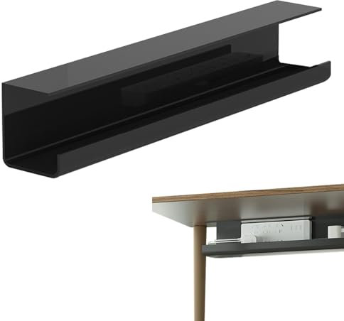 Veste gestione dei cavi - sotto il vassoio per cavi scrivania | Organizzatore scrivania a doppia faccia | Under Desk Cable Organizer | Organizzatore del cavo ricarica under-desk