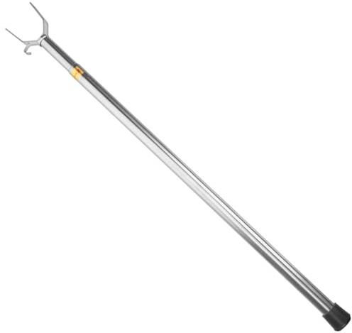 VALICLUD Teleskopische Kleiderstange Verstellbarer Wäscheleine Halter für Drinnen und Draußen Flexibles und Design für Camping und Haushalt